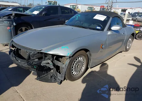 2004 BMW Z4 2.5I from USA, damaged, VIN 4USBT33424LS47633